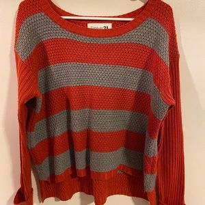 Forever 21 striped knit sweater